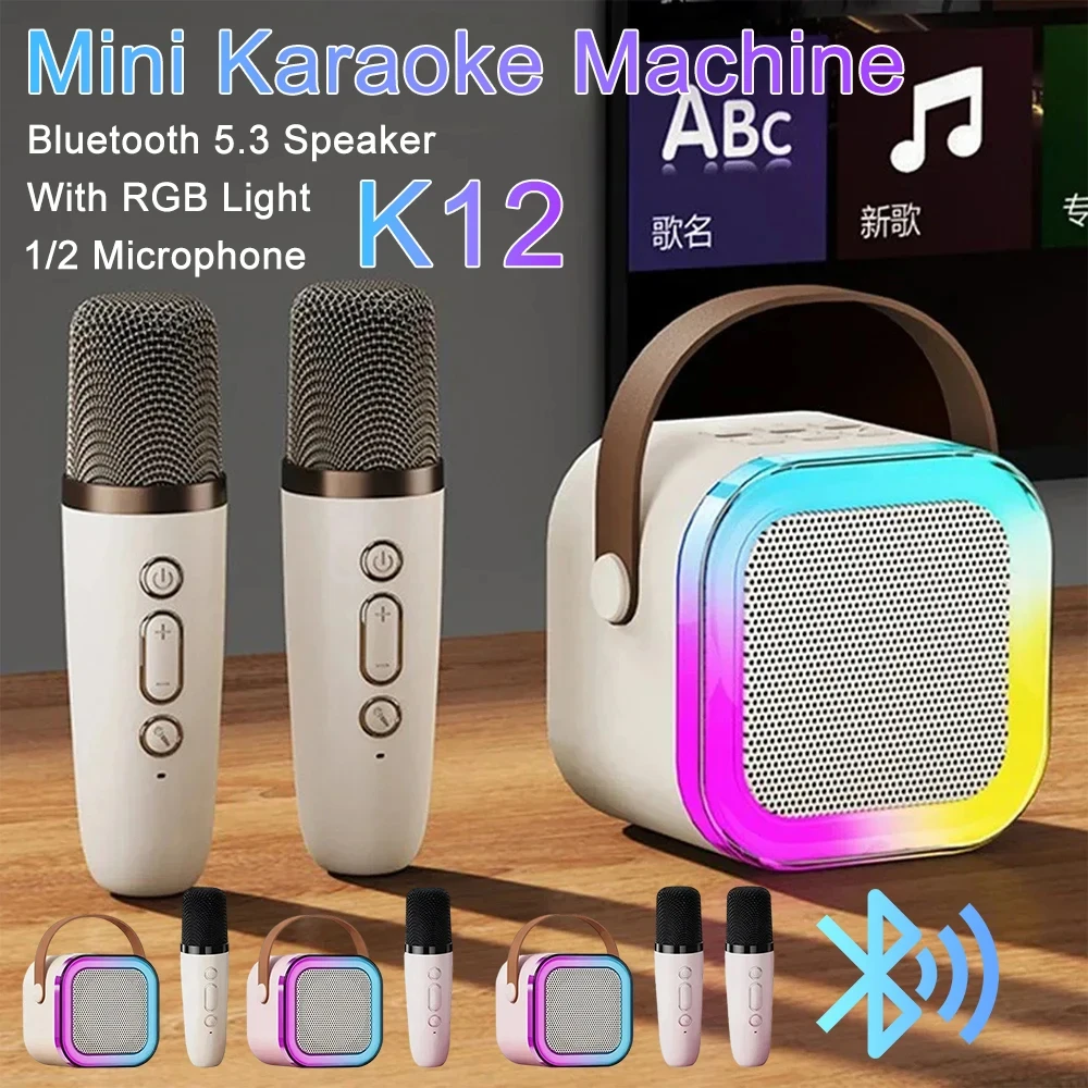 High-end K12 Ktv Karaoke Microphone Speaker Audio Professional Singing Portable HIFI Sound Quality Speaker