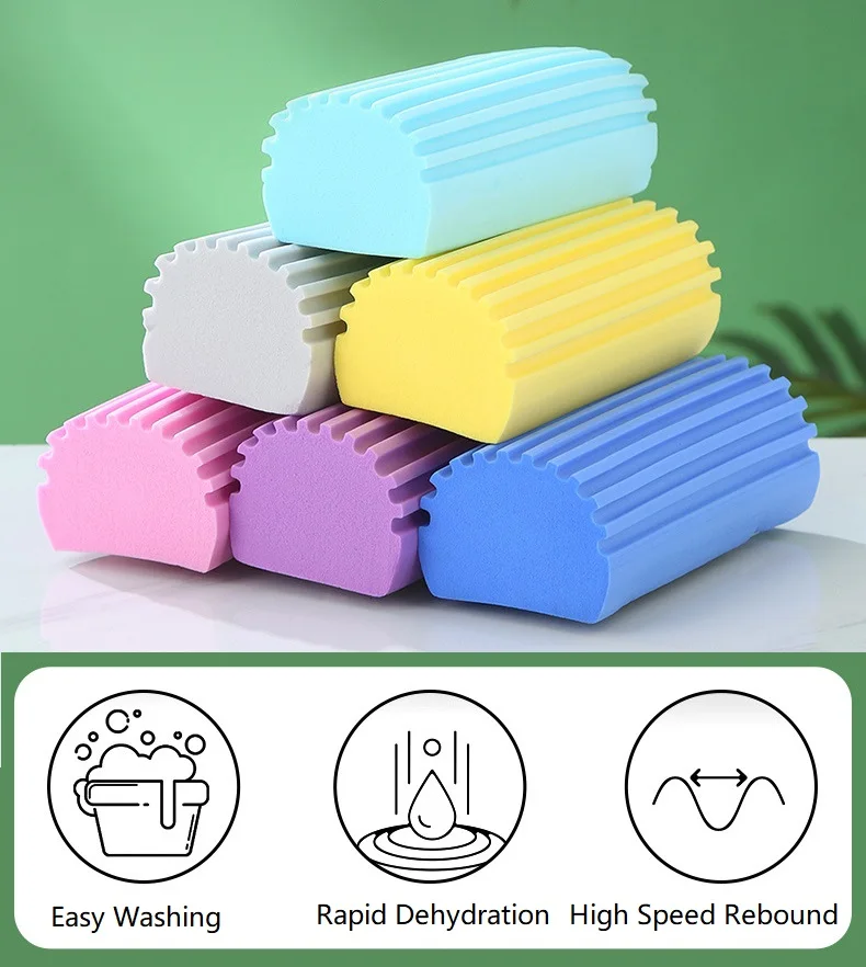 Wholesale High Water Absorption Magic Sponge Bath Dishes Cleaning Car Wash Pva Damp Sponges