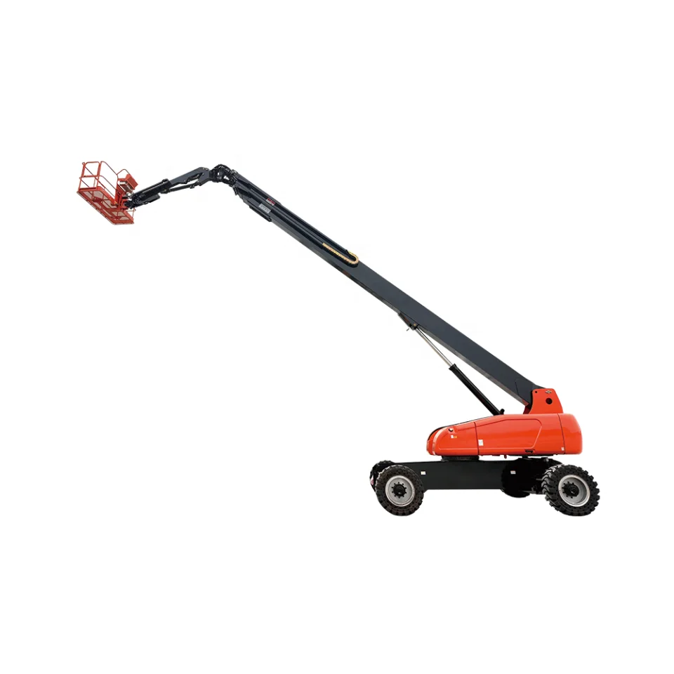 12m 16m 20m 24m Electric Battery Diesel Lifting Air Conditioner Driveable Boom Lift Rental Telescopic Small Boom Lifts