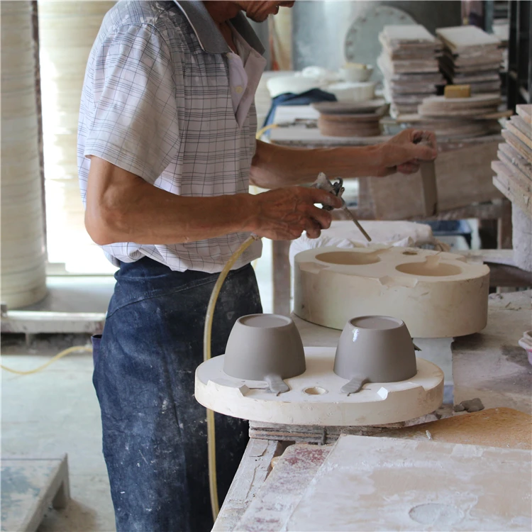 Dinnerware restaurant plate sets cheap 6 compartment round divided ceramic dishes plates with bamboo base