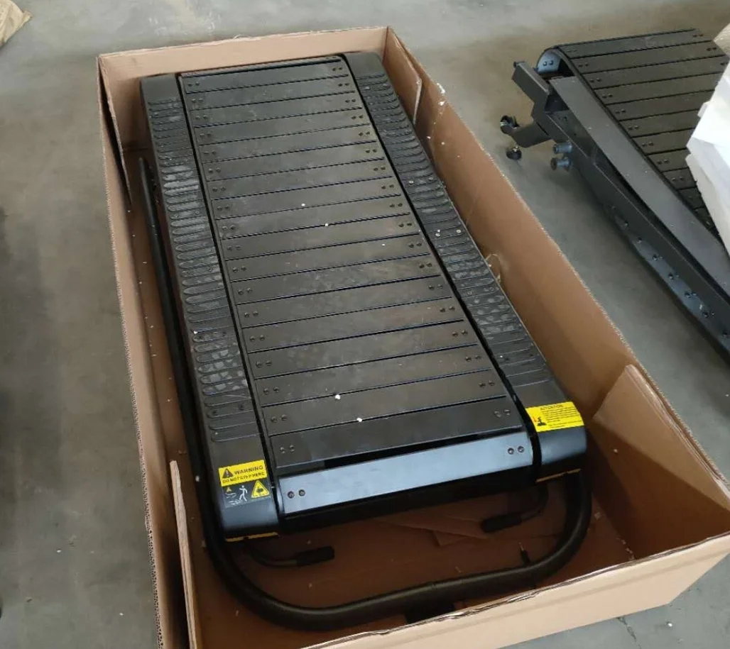 Home Use gym Fitness slim walking pad air runner non self powered running curved treadmill