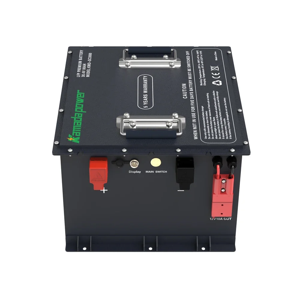 Аккумулятор Kamada Power для гольф-кары 24 В 36 48 72 80Ah 100Ah 160Ah 200Ah 300Ah Bluetooth литиевая батарея