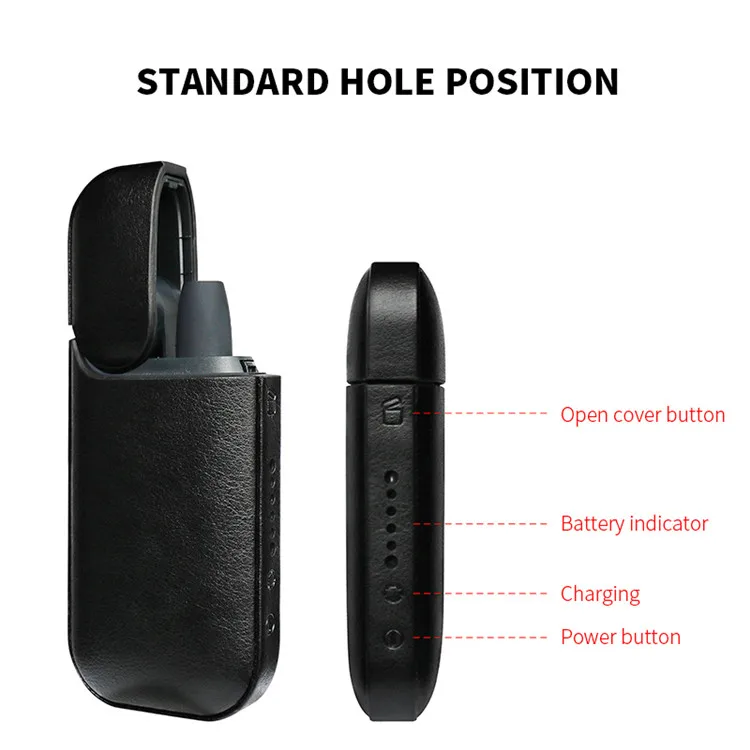 
for use with IQOS 2.4 PLUS PU leathc case cover from China supplier 