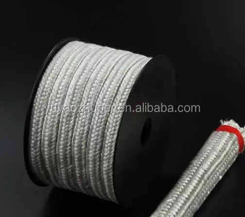 AWAKE Fireproof Fiberglass Square Braid Seal Rope