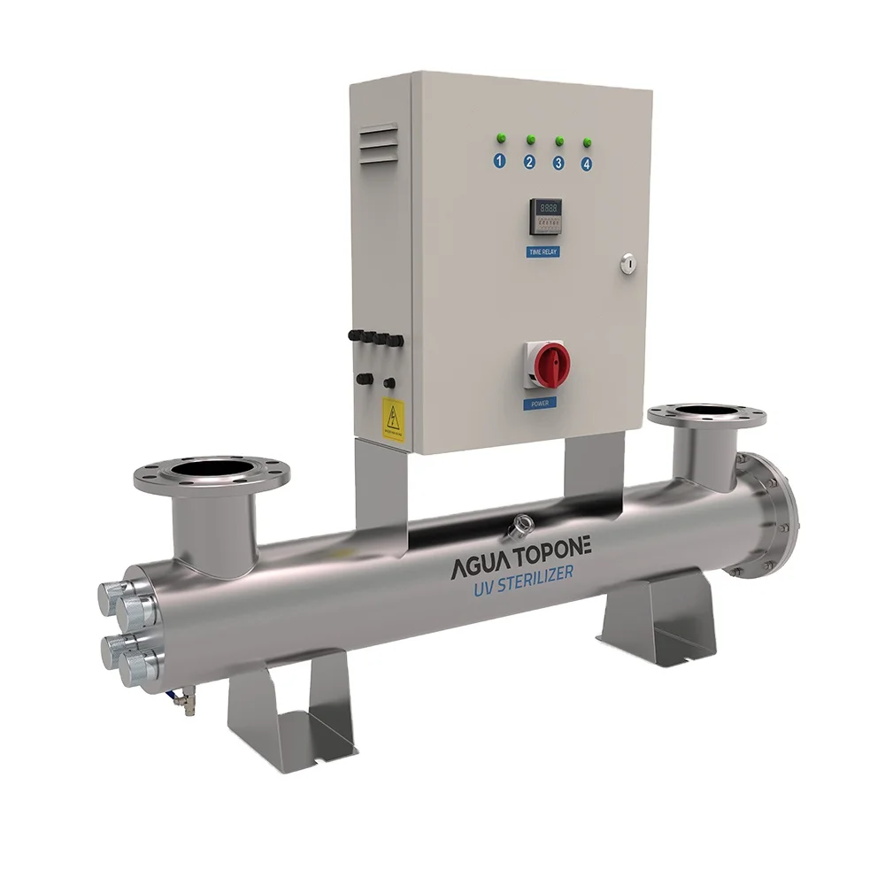 Дезинфекция без хлора, УФ-стерилизатор воды для бассейна с самоочищающимся управлением PLC