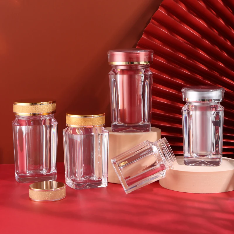 50ml 100ml Custom Printing Luxury Empty Wide Mouth Medicine Packaging Soft Medical Vitamin Capsule Plastic Pill Bottle With Cap