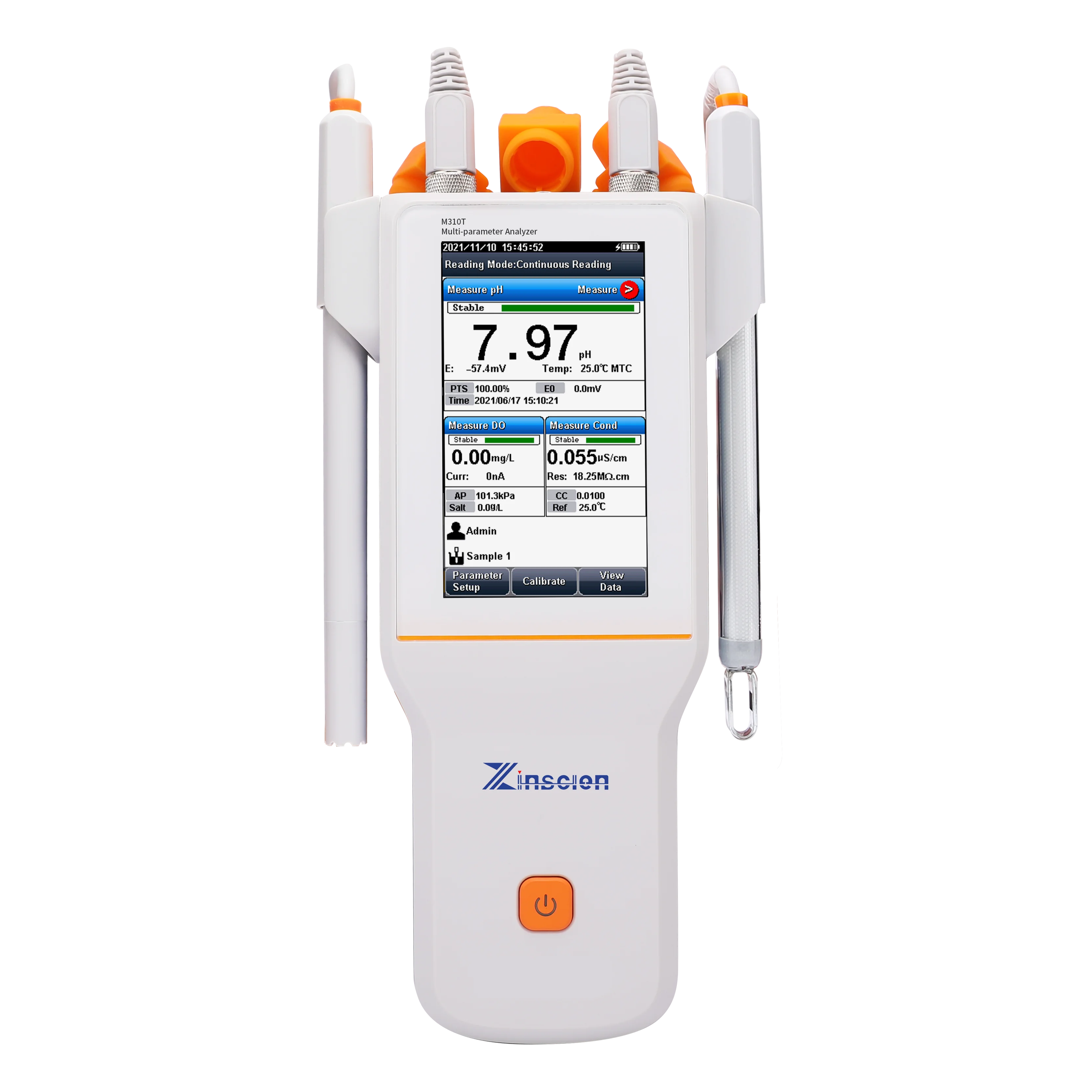 Лабораторный портативный многопараметрический анализатор Zinscien M310T, рН-метр, ионный измеритель, Измеритель проводимости, цена