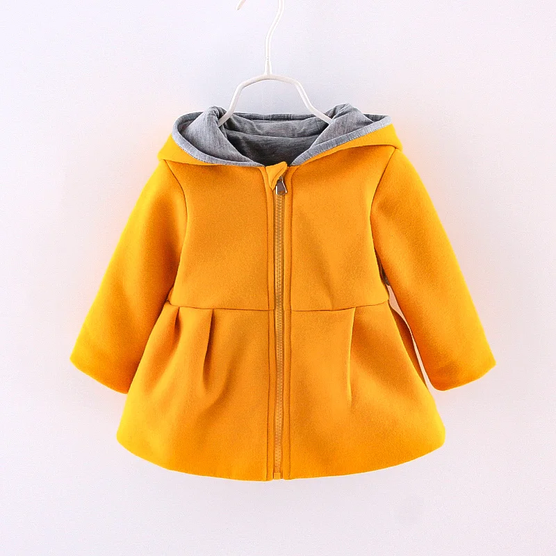 Для детей ясельного возраста комплект зимней одежды с подкладкой для маленьких мальчиков и девочек зимняя куртка теплая куртка с капюшоном с ушками кролика и комбинезон теплое толстое пальто наряд
