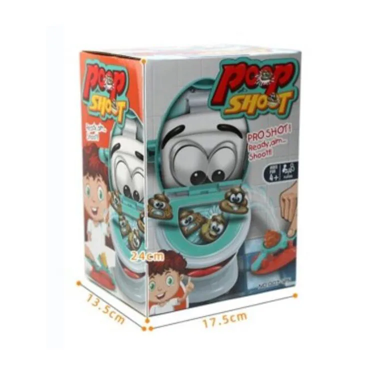 The Original Shoot The Poop - Funny Family Game - Fast and Frenzied Flushing Poop Game with Fun Sounds for Kids