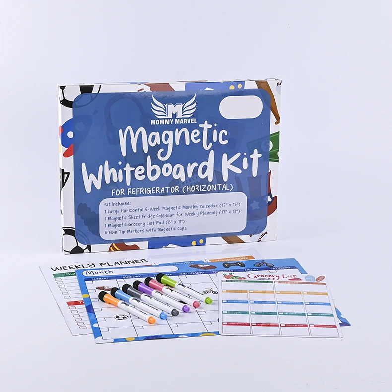 High Quality Easy Erase Calendar Magnet Dry Erase Monthly Calendar OEM Fridge Magnets