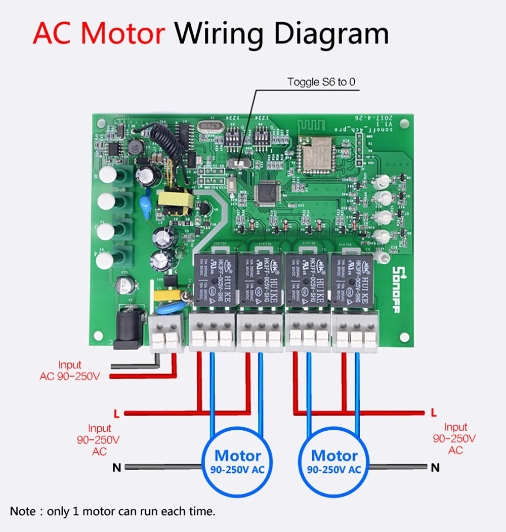 China Wholesale Sonoff 4CH R2 Smart Switch 4 independently Channel WiFi Remote Time Switch,Compatible with Alexa,& Google Home