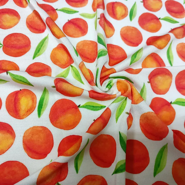 No MOQ Stretch polyester Fabric waterproof silky Custom Printed Swim Fabric for swimwear