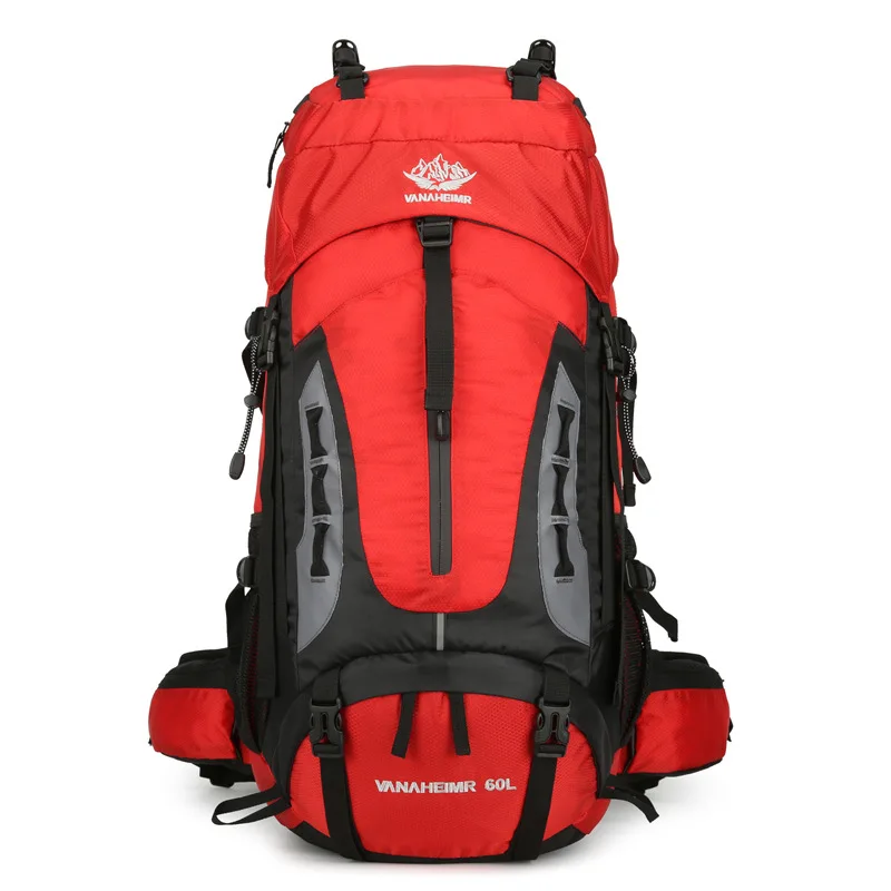 2023 new mountaineering outside backpack hiking bag large capacity 60 liters multi-functional backpack hiking bag