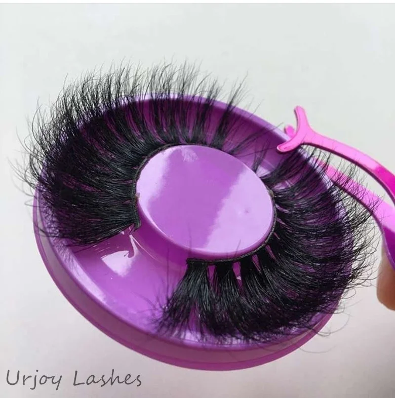 New Style Top Quality Soft Fluffy Eyelashes 5D Premium Silk 25mm Eyelash Vendors