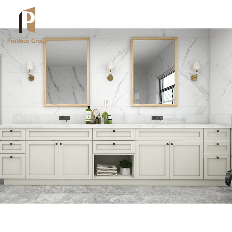 Double Washbasin Bathroom Cabinet Deingn Floating Luxury Bathroom Furniture