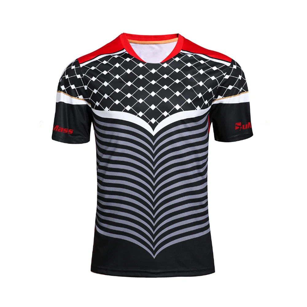 
Factory direct sales fashion comfortable short sleeve rugby shirt jersey 