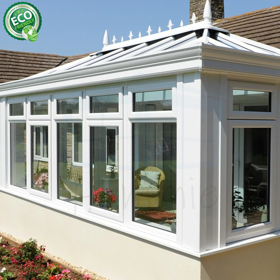 Luxury Conservatory Laminated Glass Prefab House Sunroom Garden Verand