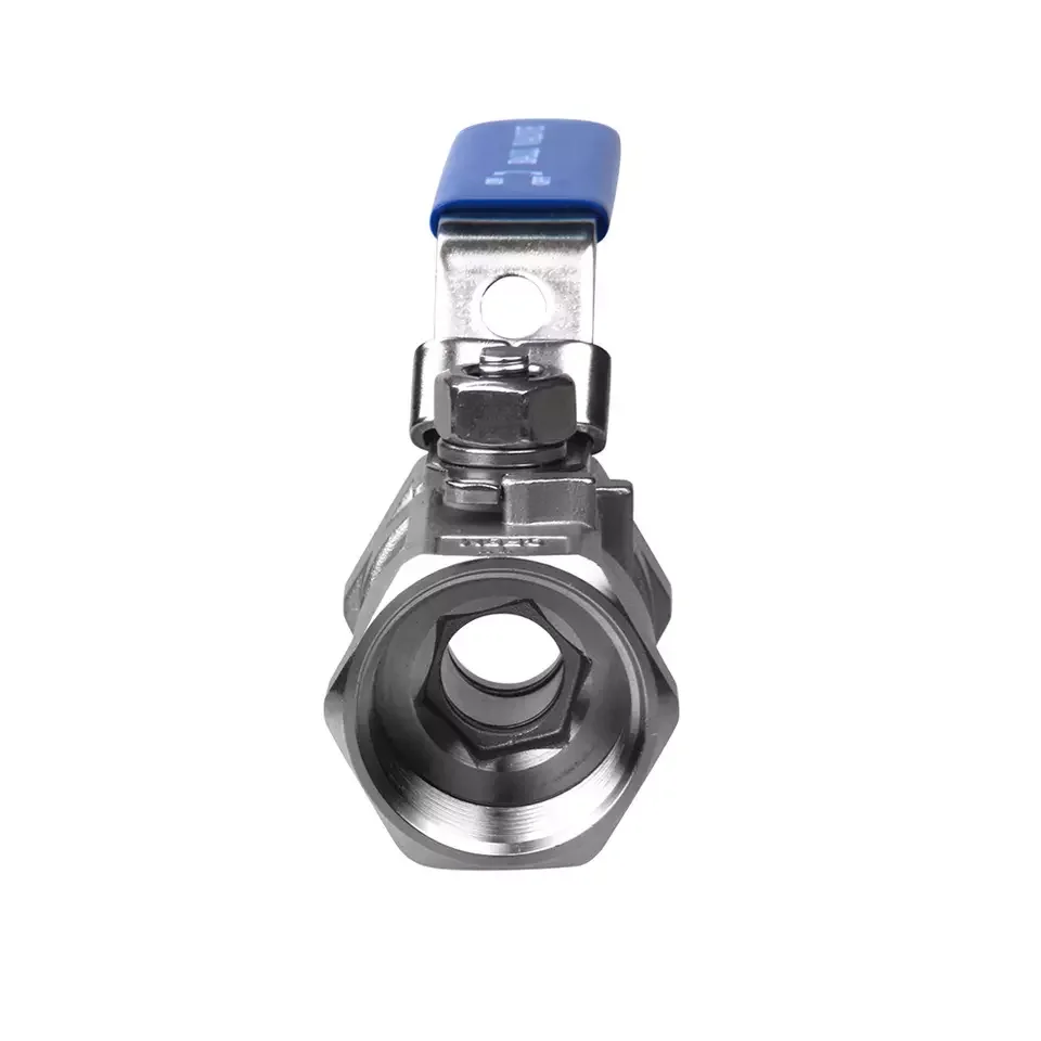 DIN3202-M6 1000 psi threaded 2pc high pressure stainless steel ball valve  internal thread tap water pipe switch valve