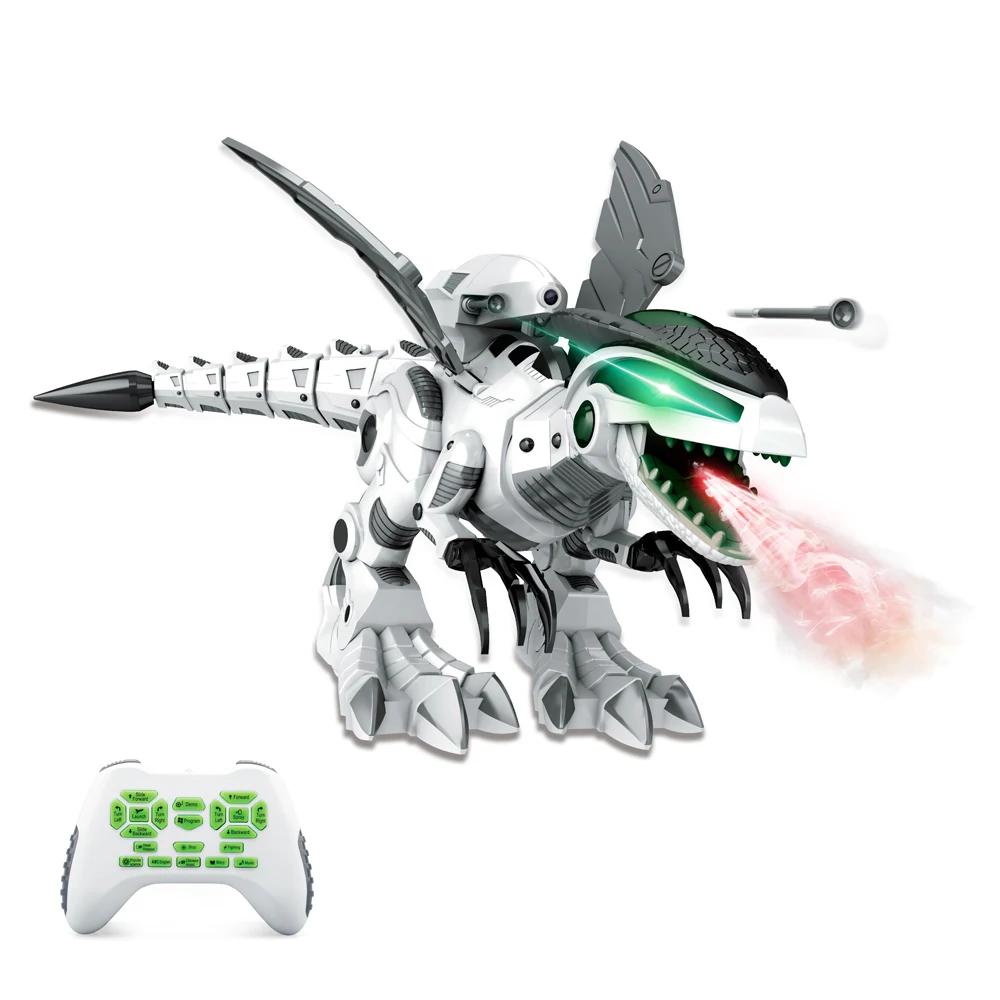 Amazon Hot selling Smart Toy  RC Toys Remote Control Simulation Mechanical Dragon With Sound And Light For Kids