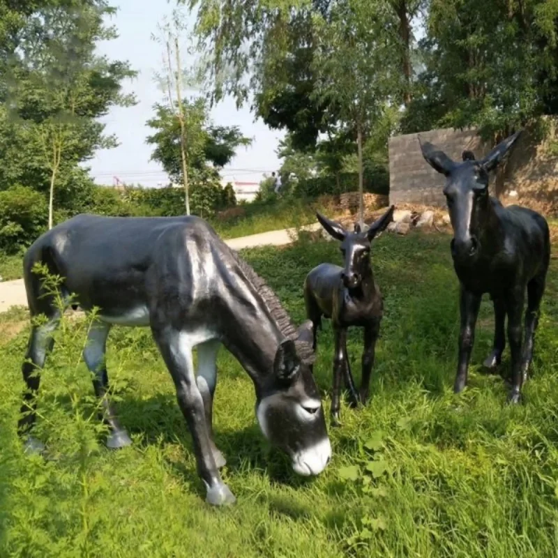 Factory Hot Sale Custom Large Outdoor Garden Farm Resin Fiberglass Animals Sculpture Fiberglass sculpture for sale