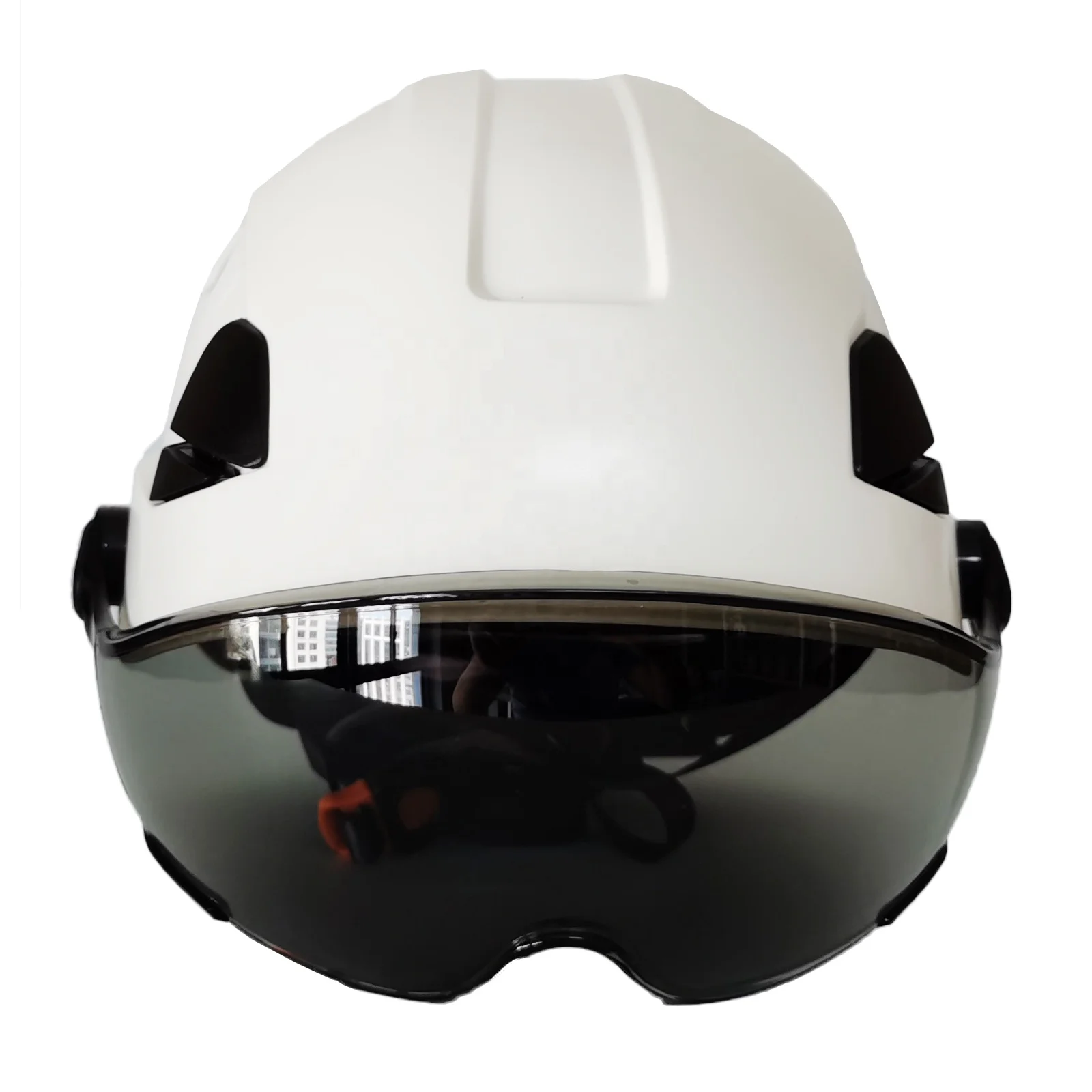 Darlingwell Wholesale ANSI Z89.1 rock tree climbing safety helmet with visor hard hat helmet safety constructions