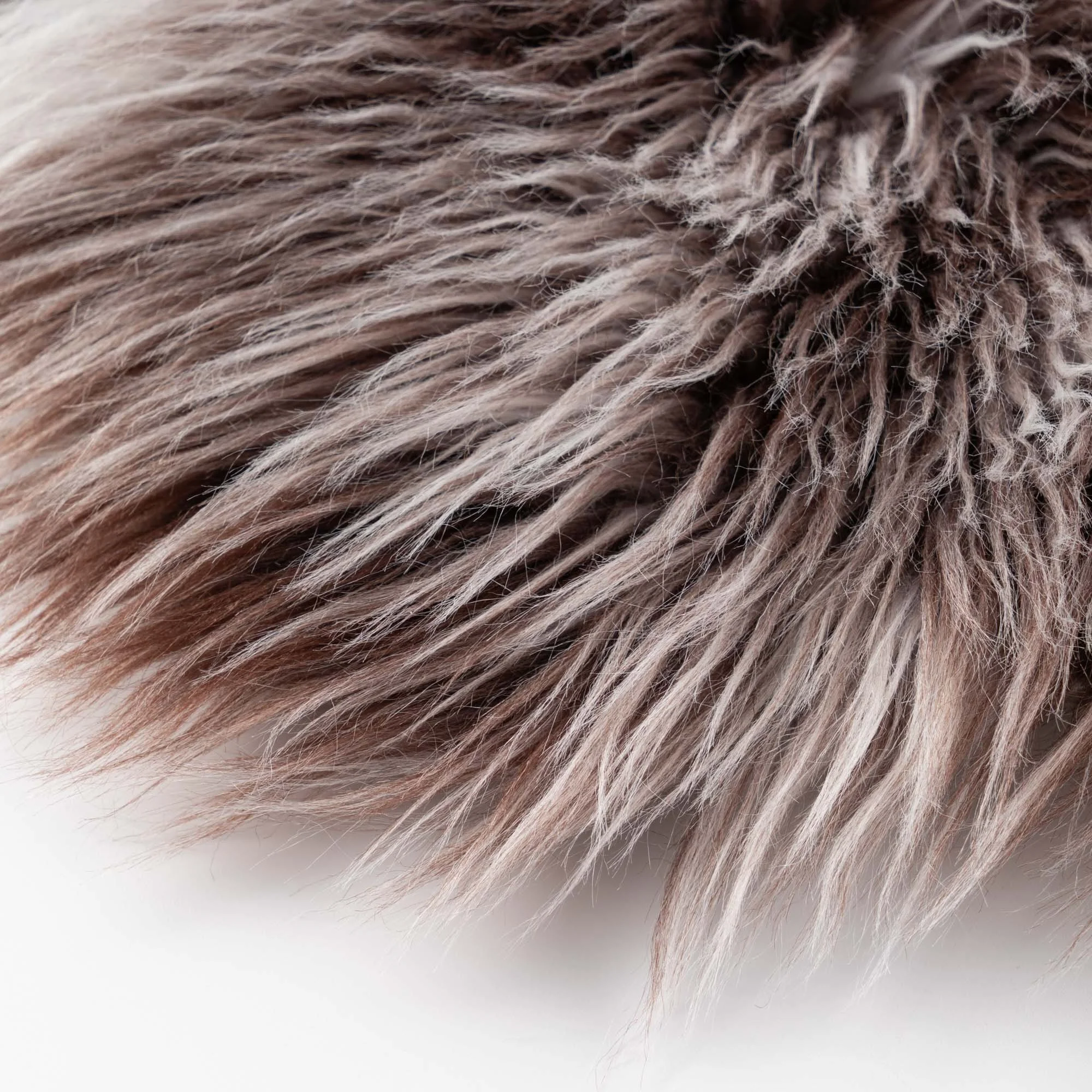 Hot Sale Luxury Custom Long Pile Faux Fur Fabric Tip-dyed For Garment HomeTextile