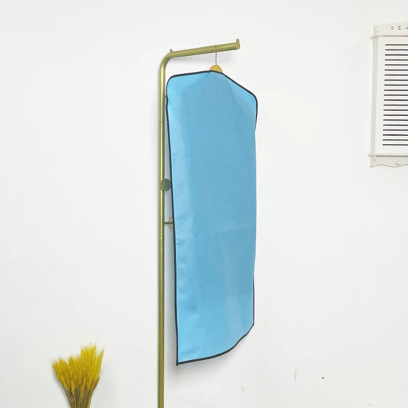 Blue Nonwoven Suit Bag Travel Garment Bag Suit Cover