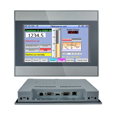 Hot sale High-performance Waterproof IP21 Industrial all-in-one 7 inch Hmi Touch Screen Industrial Controls HMI