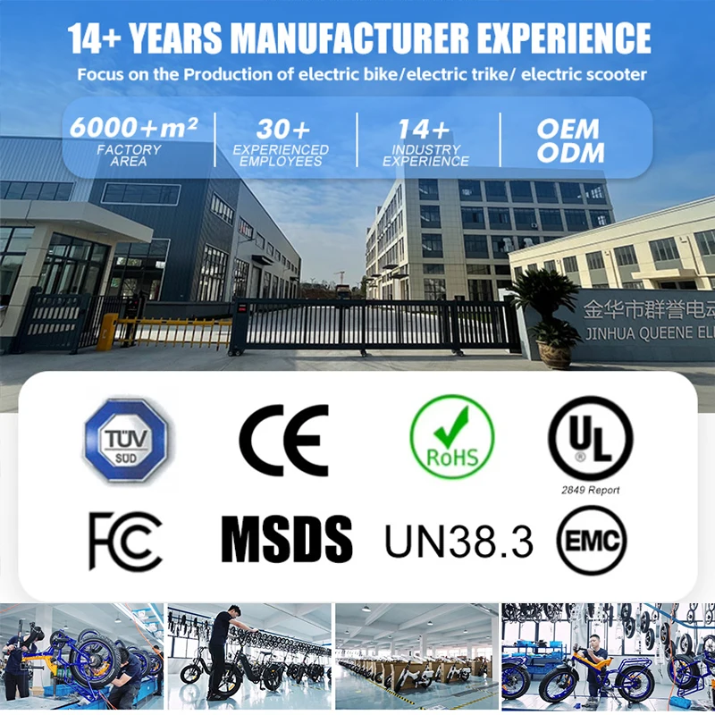 QUEENE Powerful 7 Speed 27.5 Inch Large Frame 48V Lithium Battery Step Through Ebike Electric City Bike