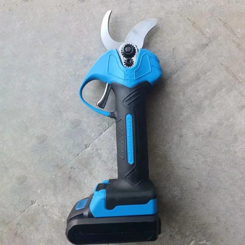35mm Cordless Lithium Battery Pruning Shears Wood Cutting Machine Fruit Tree Electric Pruning Scissors