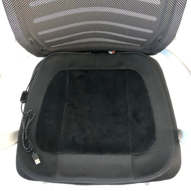 Portable Rechargeable Usb Electric Car Front Seat Cover Heat Cushion For Office Chair USB Heating Pad Seat Cushion