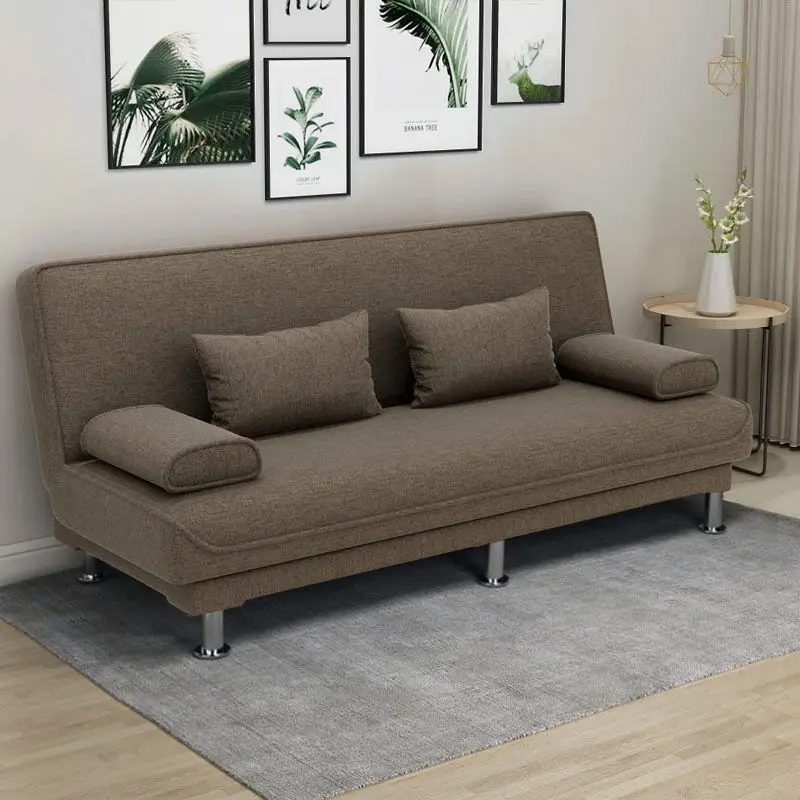 Flip Sofa and bed dual-purpose simple lazy tufted sofa apartment furniture fabric folding sofa siesta bed