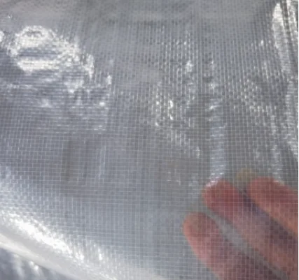 Clear Woven Film Greenhouse Waterproof PE Fabric PVC Film Agriculture Poly Film With UV Resistant