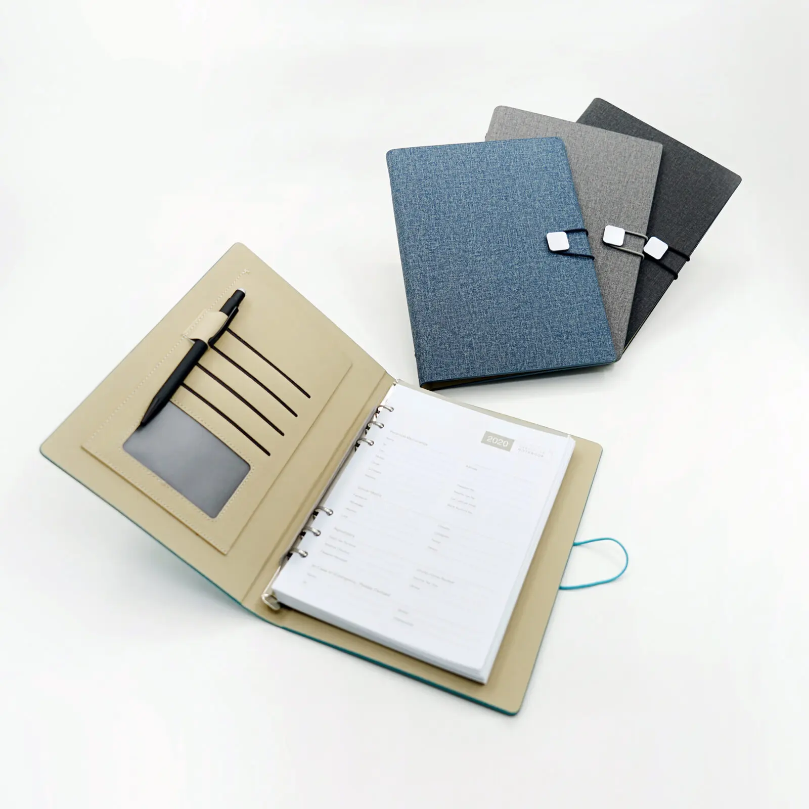 Pu ring binder office year planner diary