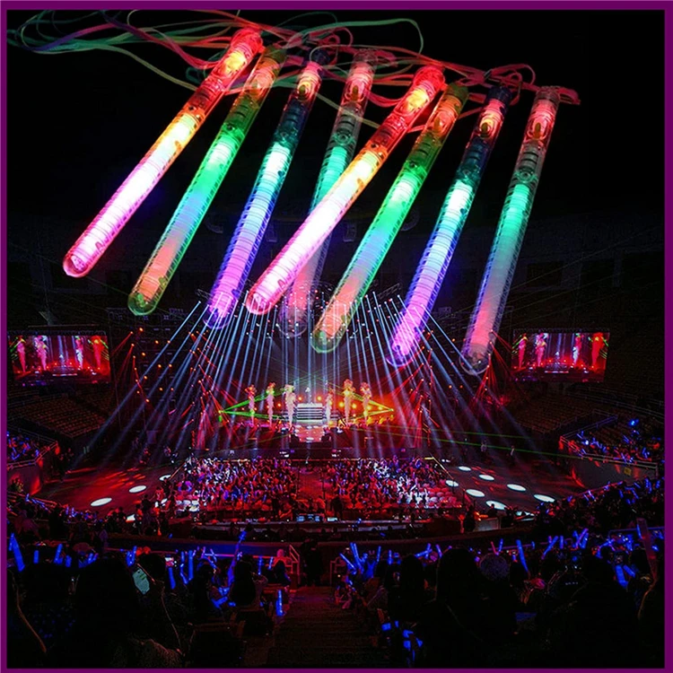Flashing Wand LED Glow Light Up Stick Patrol Blinking Concert Party Favors Children Christmas Birthday Gifts