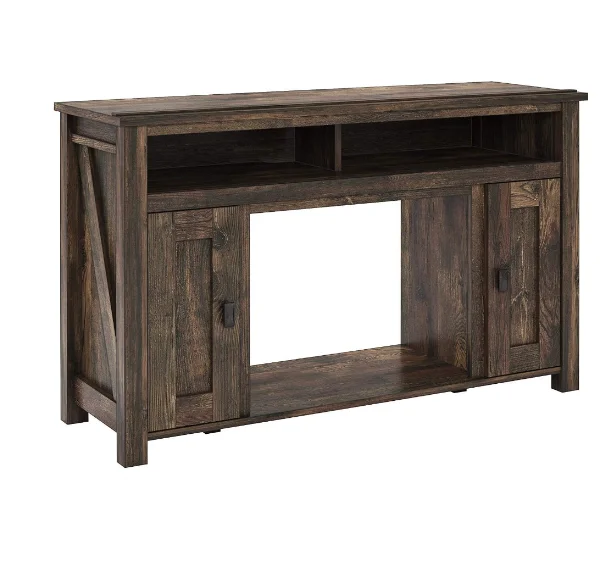 Modern design simple living room bedroom furniture fire place tv stand fireplace electric industrial tv stands cabine