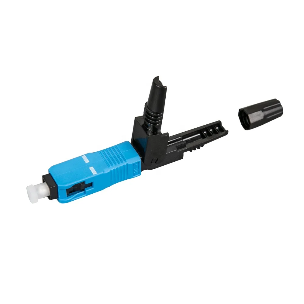 Mechanical SM Assembly equipment upc 0.9mm drop cable tool optical ftth sc quick SC/UPC Optic Fiber Fast Connector