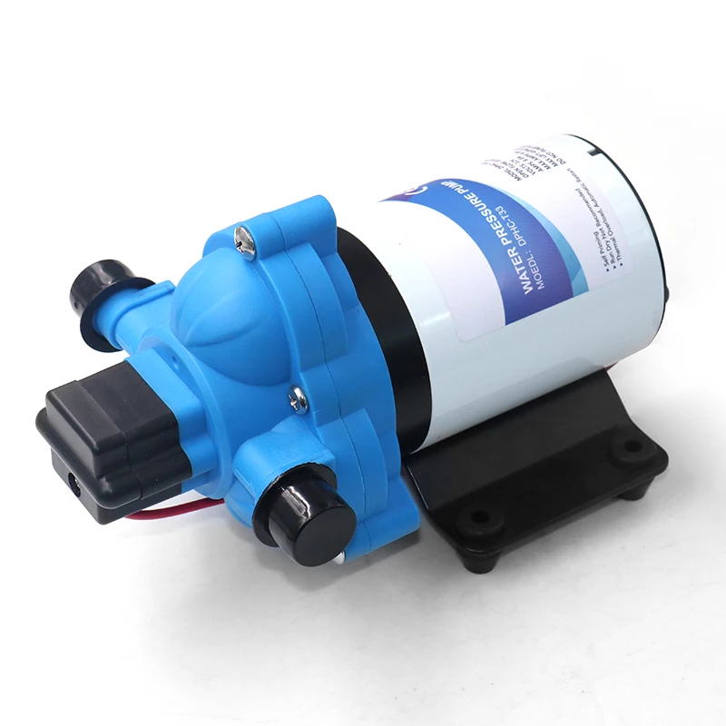 
Electric Water Pump DC 12V 24V self-priming High Pressure Micro Diaphragm Water Pump Automatic Switch 10.6L/min MAX 45PSI 