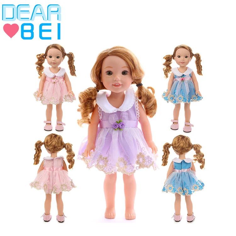 Модное официальное Кукольное платье принцессы, одежда для малышей с ручной вышивкой, вечернее платье, одежда для новорожденных