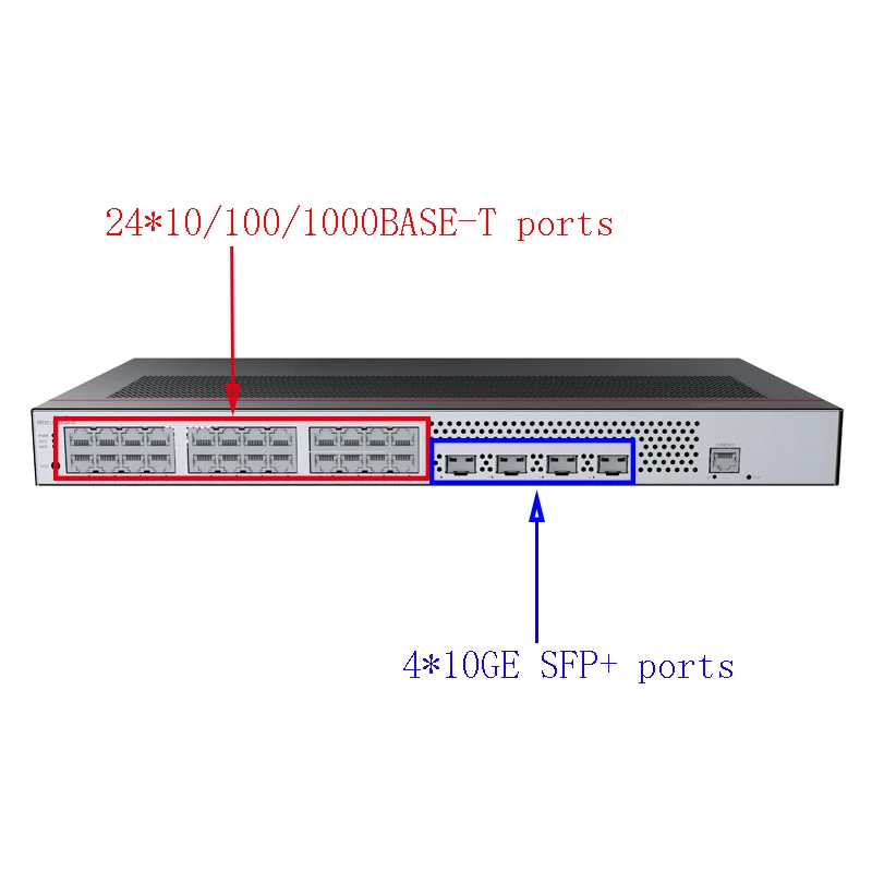 10G SFP+ uplink S5735-L24T4X-QA-V2 S5735-L24T4X-QA-V2 L2 managed switch
