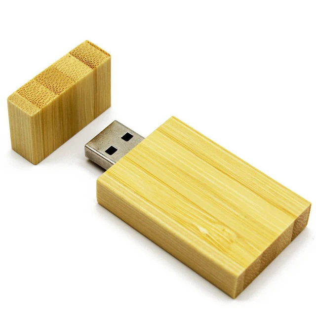 Дешевая деревянная коробка USB-накопитель 8 ГБ USB-флеш-памяти с логотипом