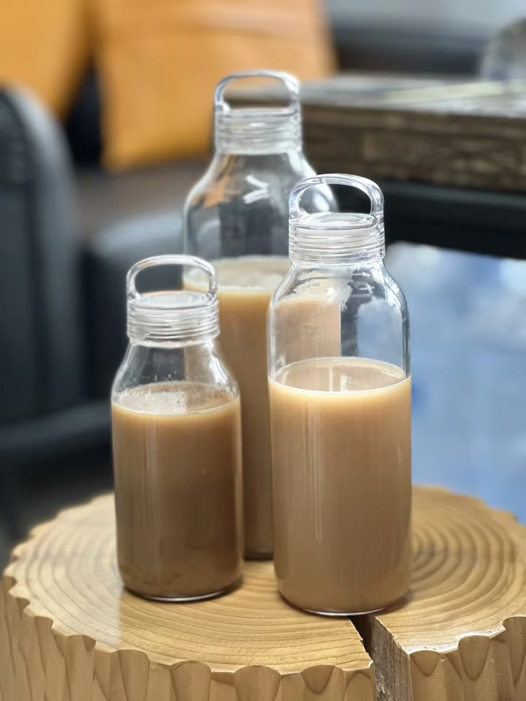 300ml 500ml 900ml High Borosilicate Glass Water Bottle with PCTG Handle Reusable BPA Free Beverage Go Travel Bottle