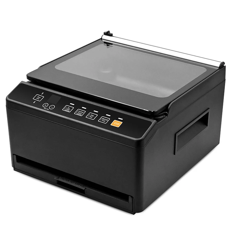 Home & Commercial Use for Chamber Food Vacuum Sealer with Double Heat Seal Built-in Cutter Progress Display