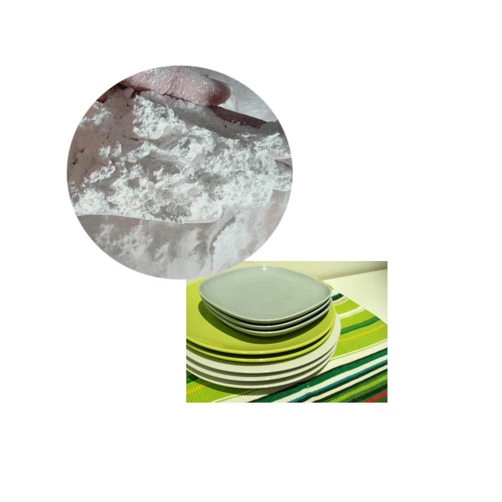 Colorful melamine glaze powder shinning tablewares