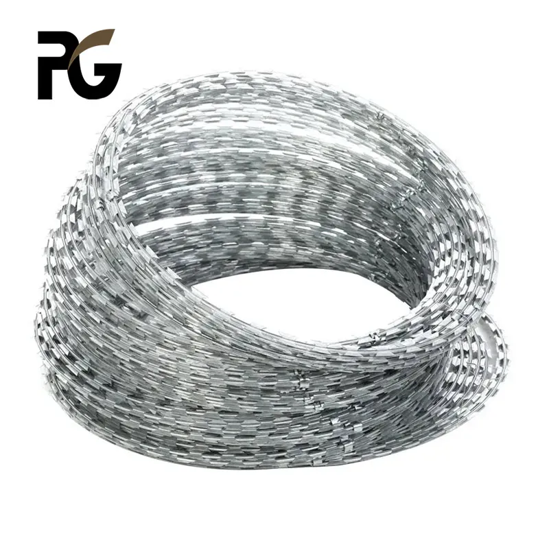 Cbt 65 Razor Galvan Blade Fencing Wire Barbed Concertina Wire