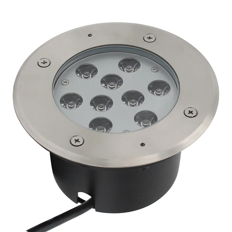 Tree Uplighter led underground light 9W 12V 304 Stainless Steel Outdoor IP67 Recessed Inground Light