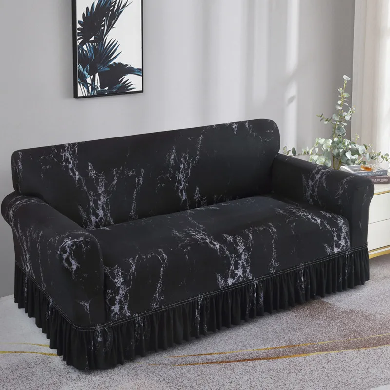 Hot Sell Modern Stretch Couch Covers Soft Breathable Jacquard Corn Velvet Sofa Cover Slipcover for Living Furniture Covers
