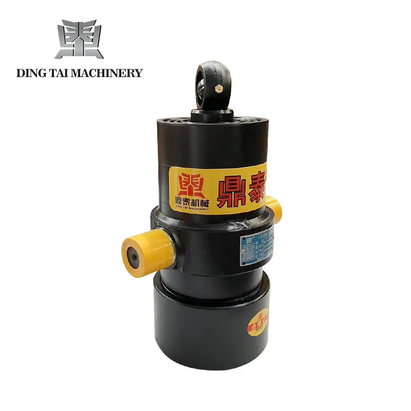 Side flipping hydraulic cylinder construction machinery - Double ear hydraulic cylinder with large volume discounts