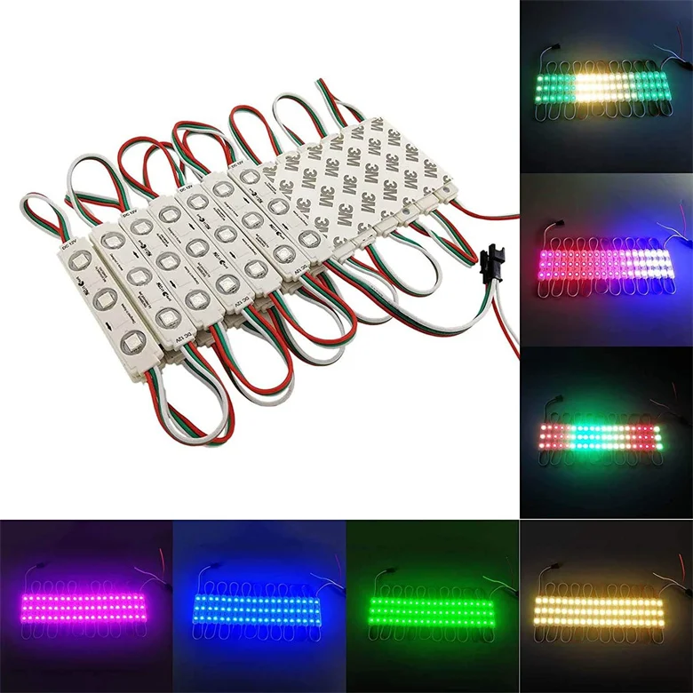 DC 12V CE RoHS Backlight Channel Letter Sign Board Lens Pixel WS2811 High Quality 5050 Injection RGB LED Module