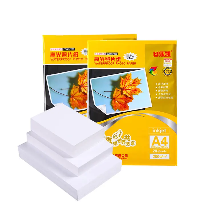 Струйная глянцевая фотобумага высокого качества A4 8,5X11 Hyigh 230 Gm Lucky